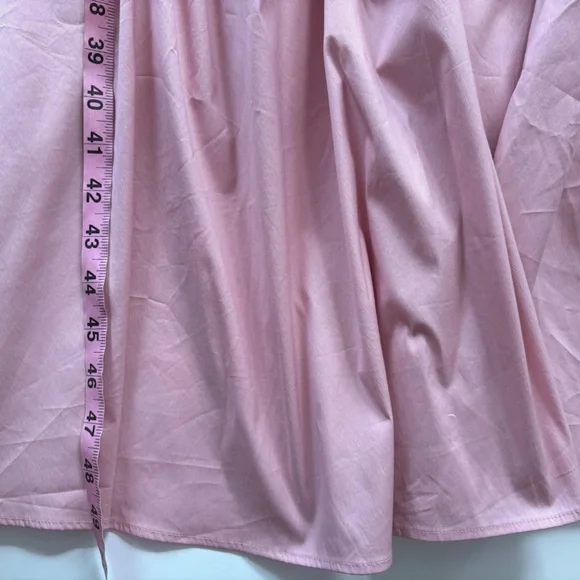 COS || Tie Back Gathered-waist Midi Dress Rose Pink 8 - Picture 9 of 10